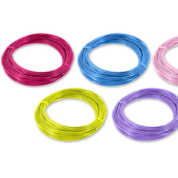 🆕 NEW 1 pack of 5 pcs Craft Beading Wires - Fils pour bijoux artisanat - Picture 3 of 5